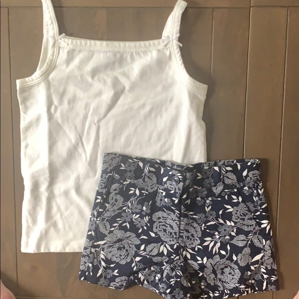 Janie and Jack shorts and tank